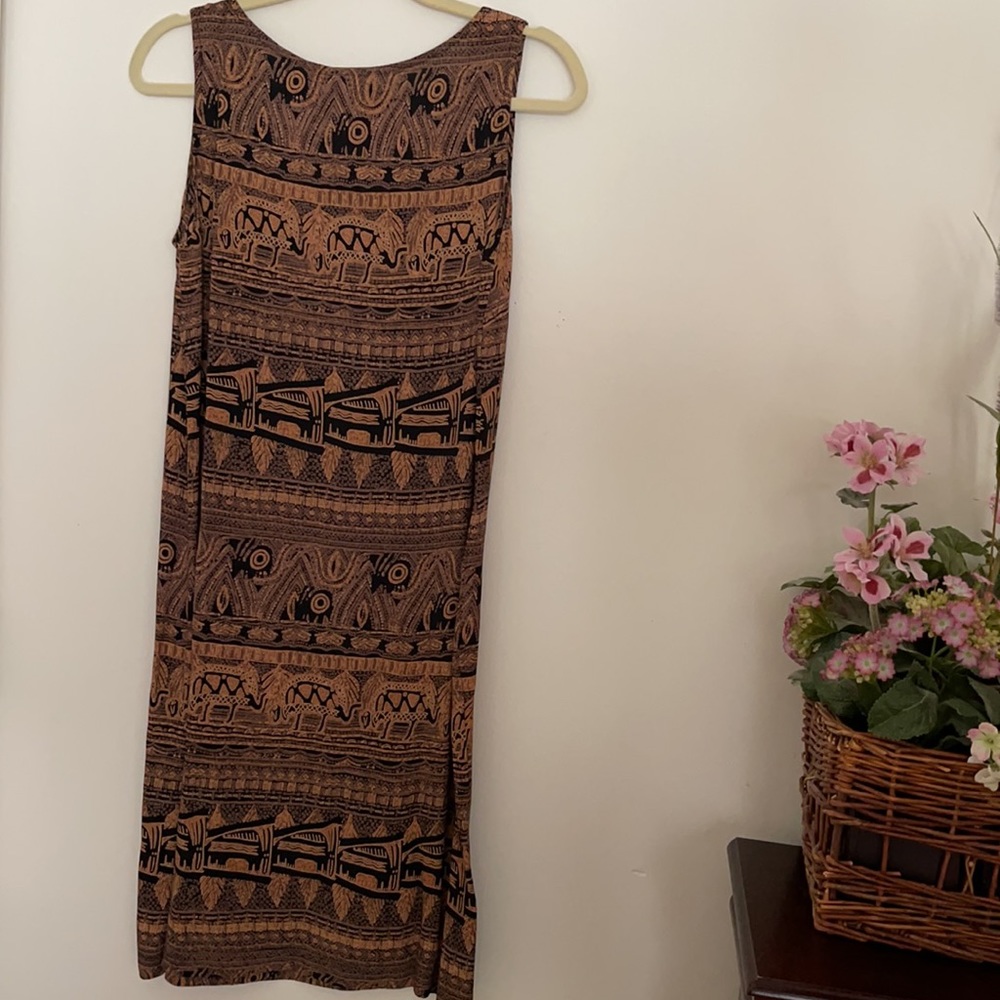 Chico’s Aztec Pattern Shift Dress - image 5